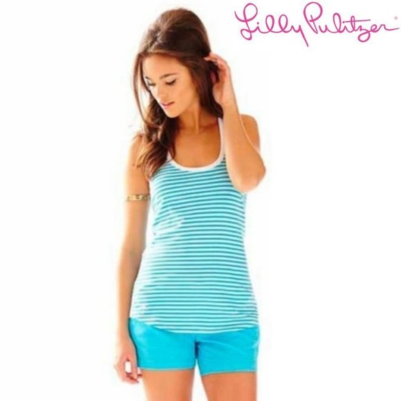 𝅺Lilly Pulitzer Striped Tank Top - Picture 1 of 12